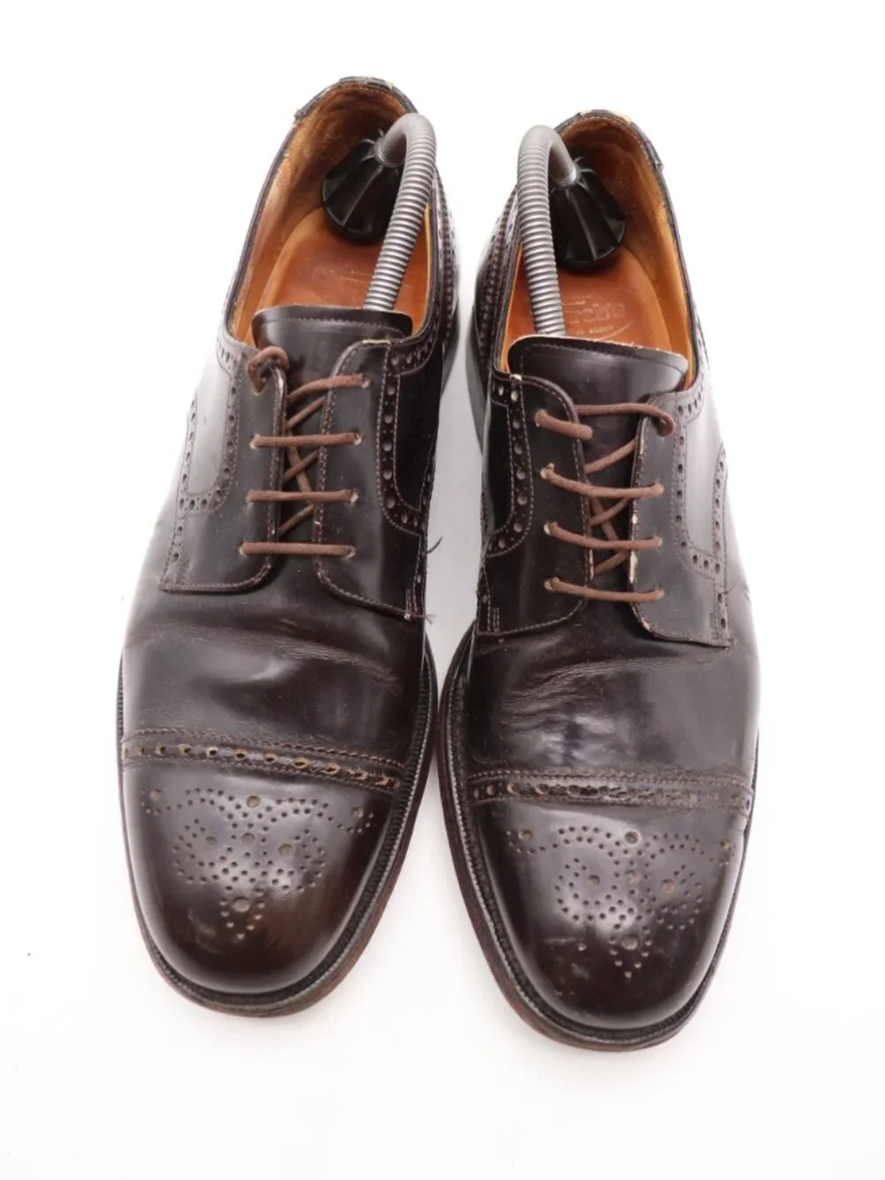 Church's Oxford Dress Shoe Men’s 8.5 F UK 9.5 Dark Brown Leather Cap Toe England
